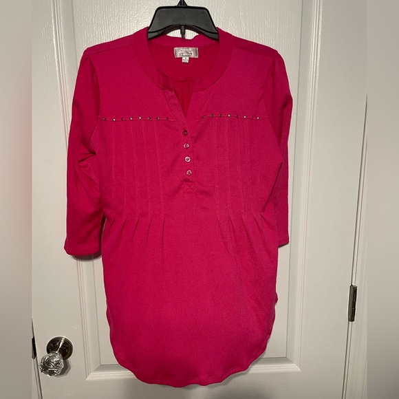 Shannon Ford New York hot pink blouse size small - Picture 4 of 4